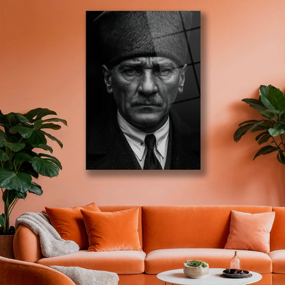 Vatan sevdalısı Önder cam tablo