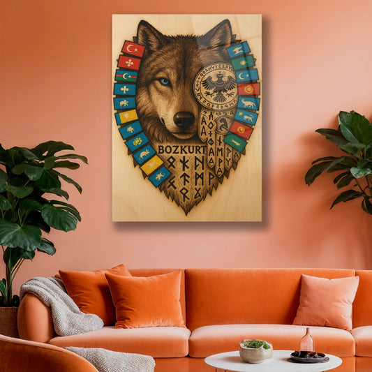 kurtlu türk devletleri cam tablo