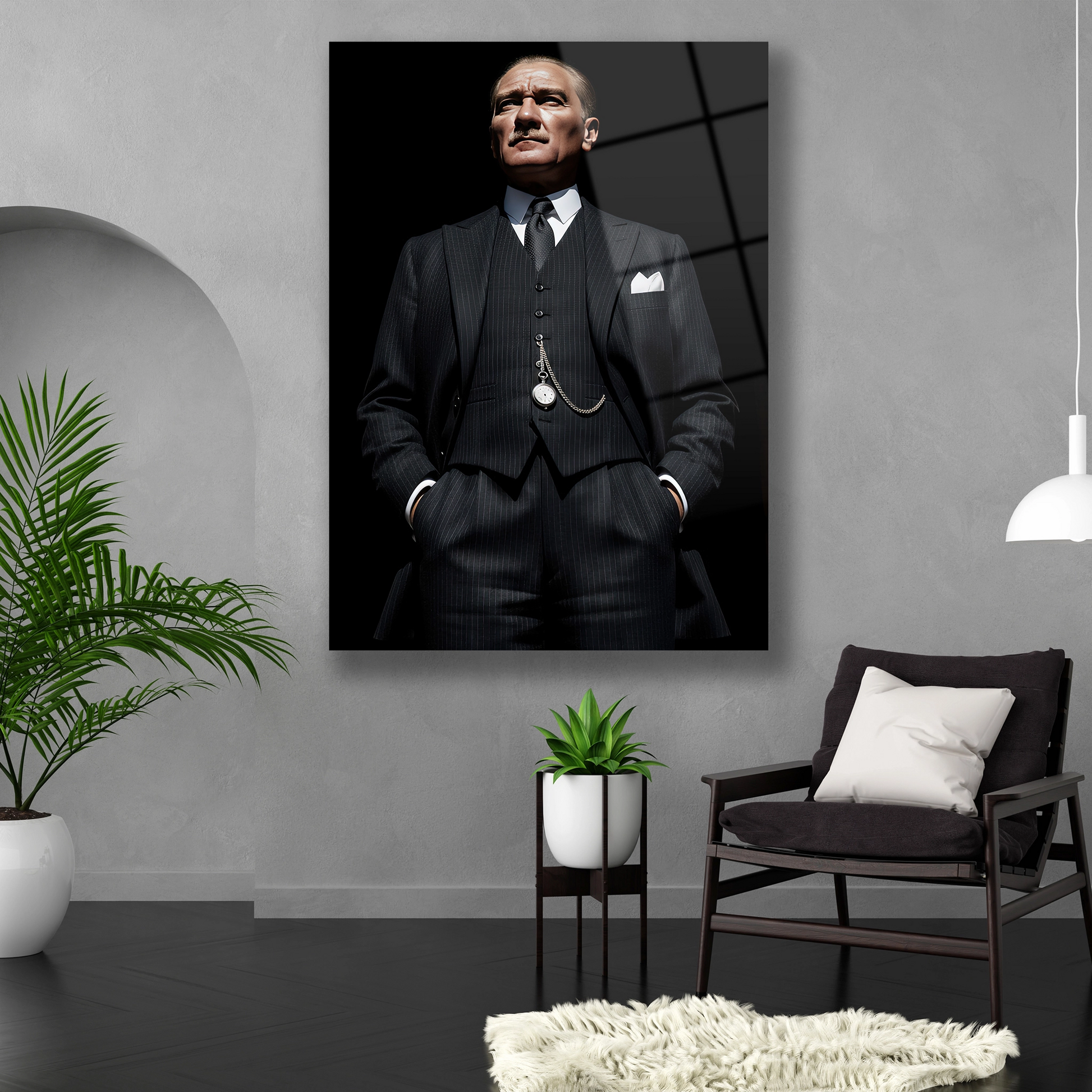 plan yaparken atatürk cam tablosu