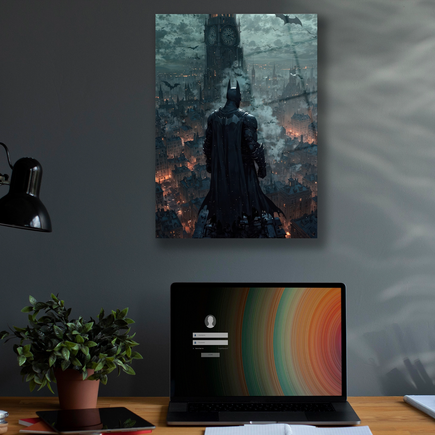 game batman cam tablo