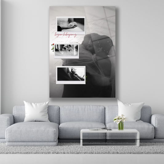 gelin damat cam tablo