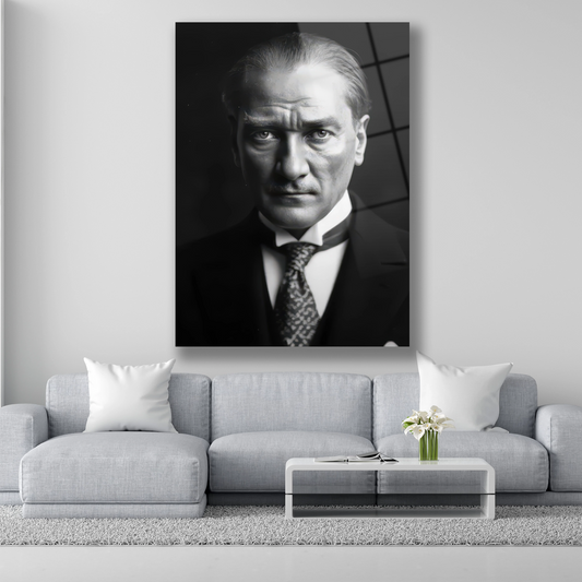 ulu önder atatürk cam tablo