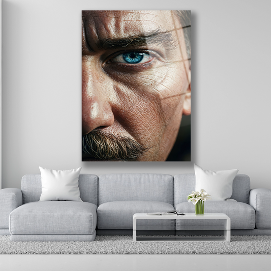 atatürk yakın çekim cam tablo