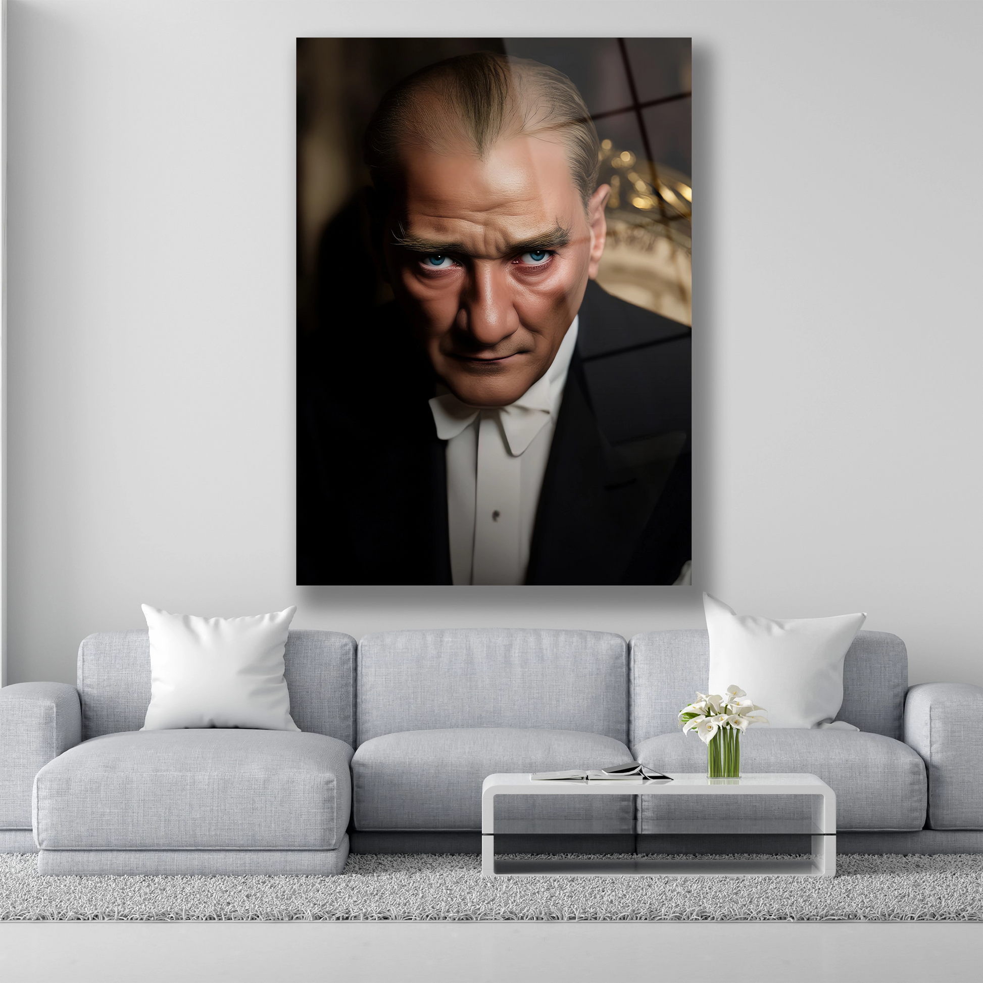 yorgun bakışlı atatürk