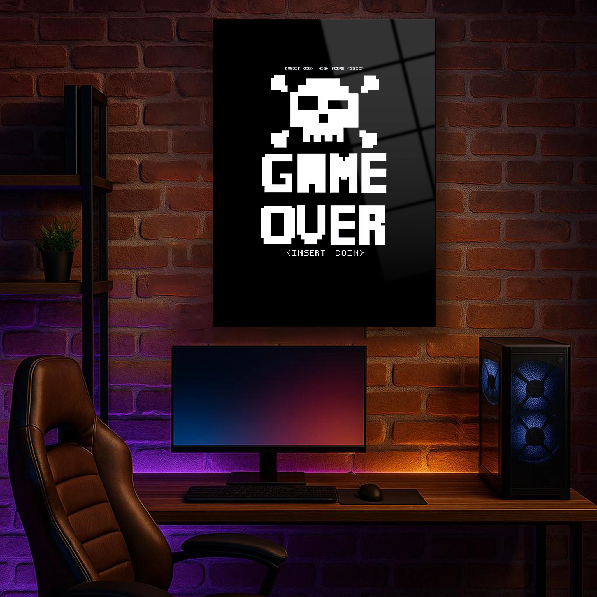 game over cam tablo