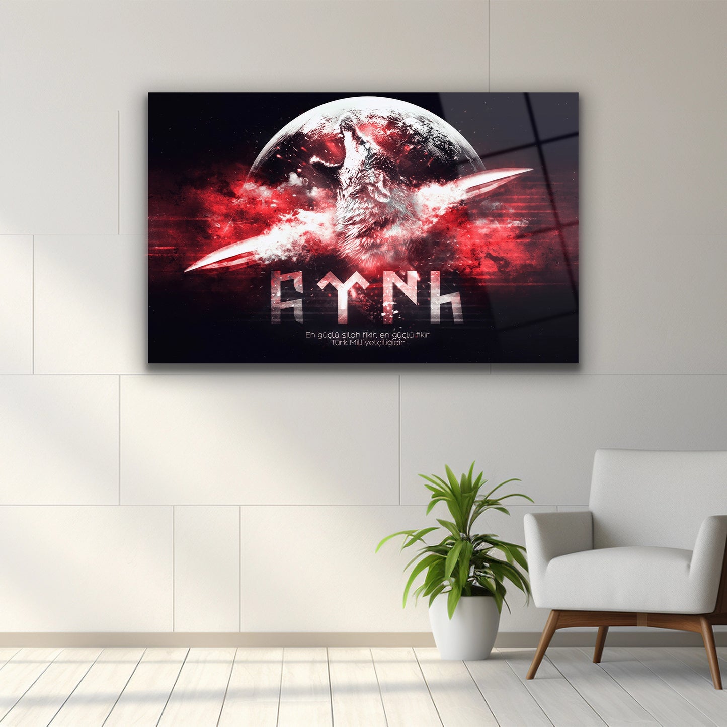 gök türkçe türk cam tablo