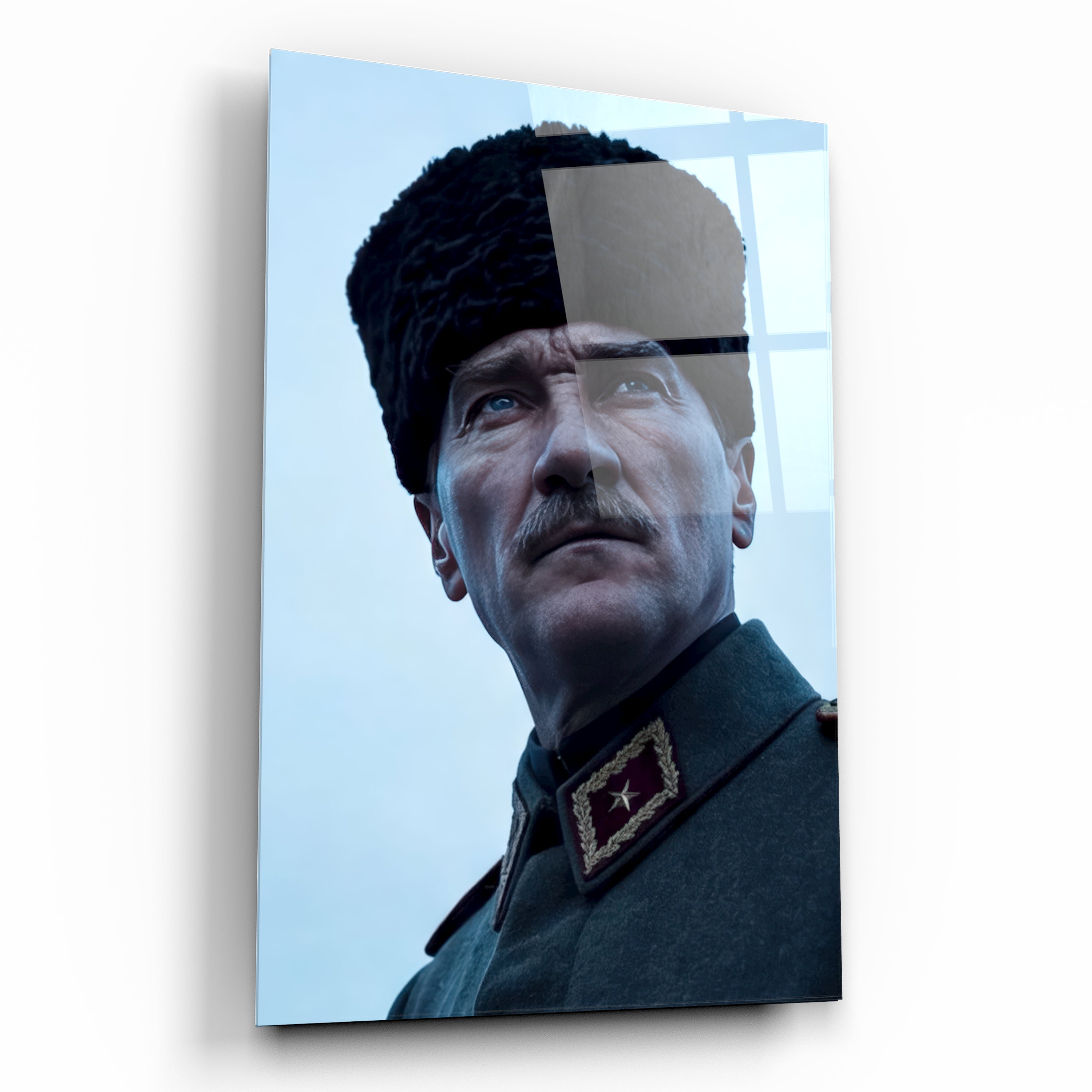 Atatürk Cam Tablo - İstikbal Göklerdedir