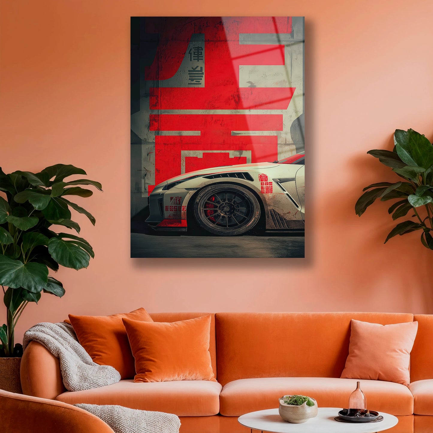 japonca yazılı jdm duvar dekoru