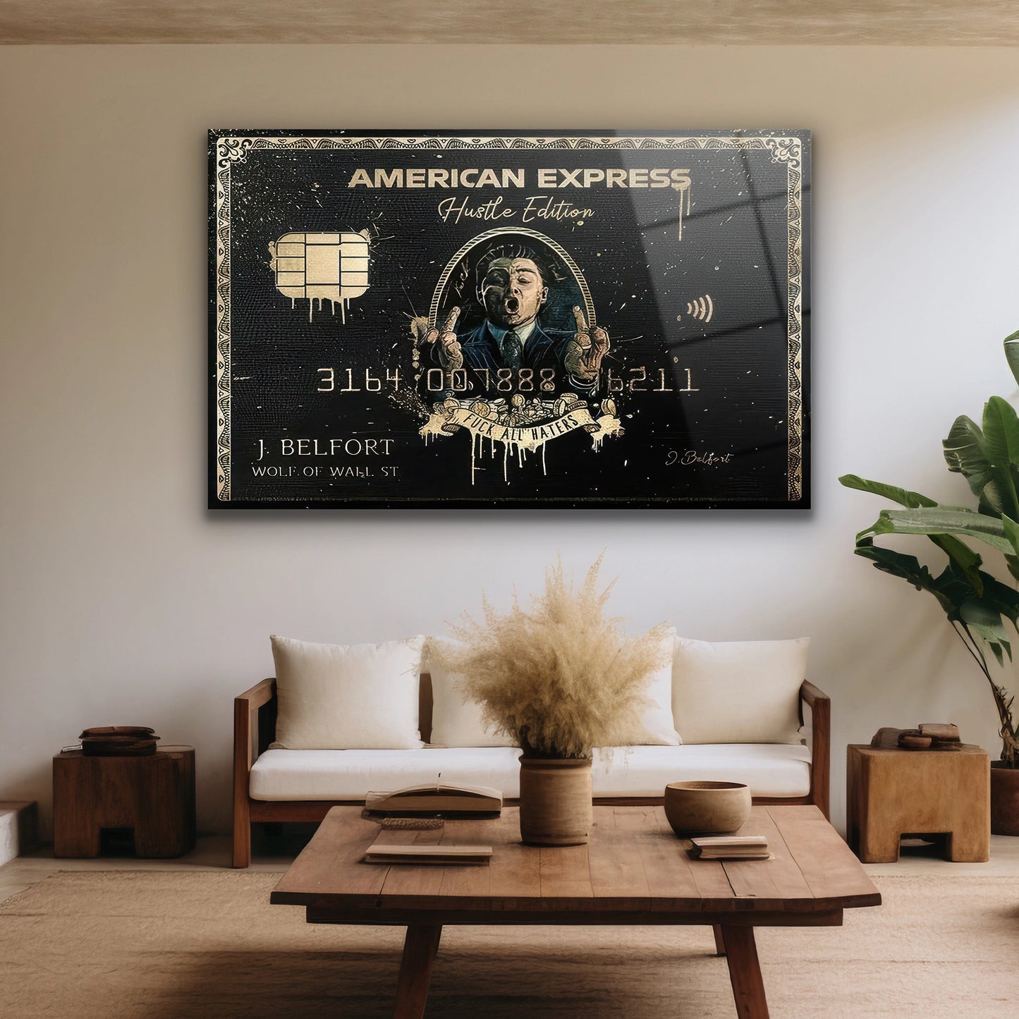 4mm Temperli Motivasyon Temalı Cam Baskı Tablo