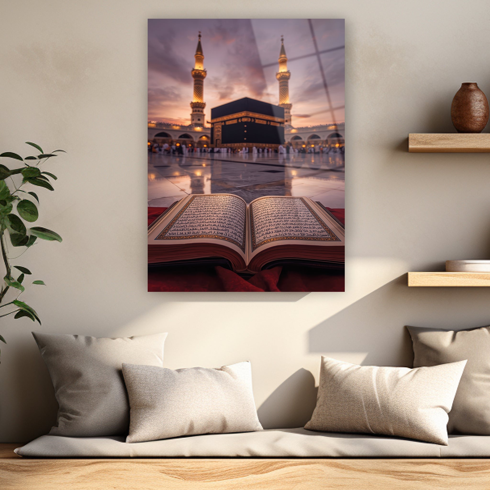 kabe manzaralı islami ev dekorasyonu denizli üretimi