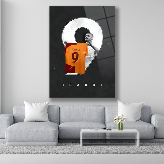 mauro icardi 9 numara cam tablo