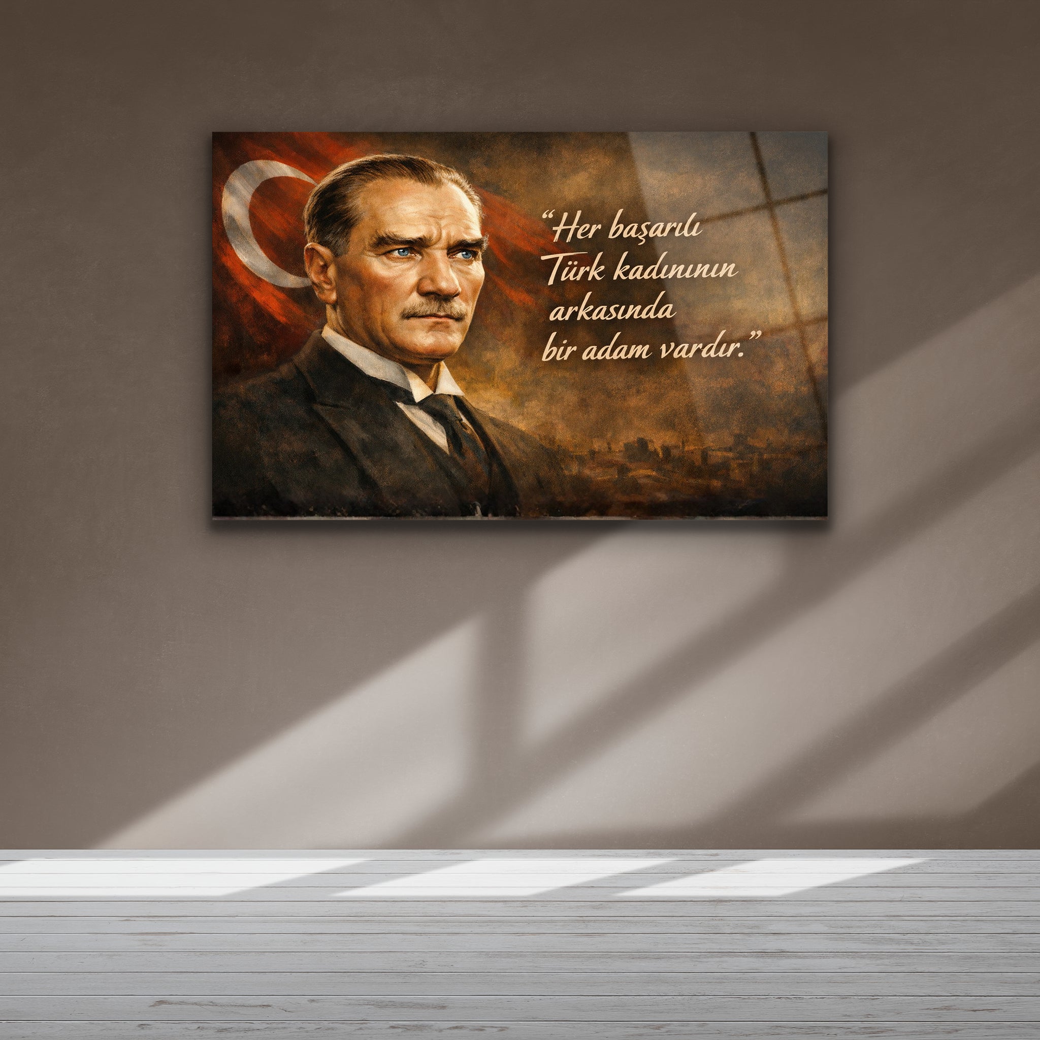 ofis ve çalışma odası dekorasyonu karizmatik lider posteri