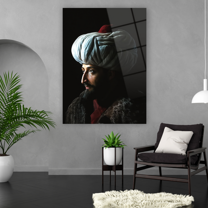 makam odası ve ofis için tarihi asalet temalı lüks tablo