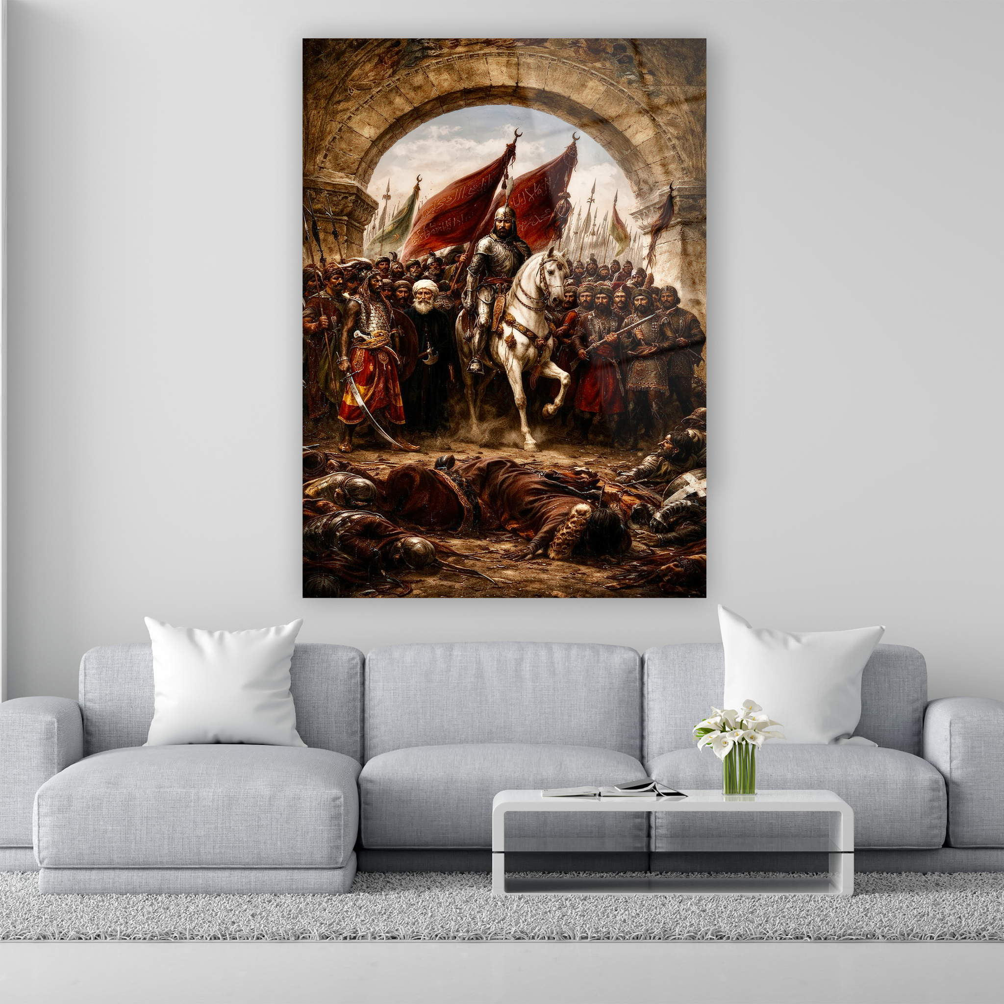 şanlı fetih fatih sultan mehmed cam tablo