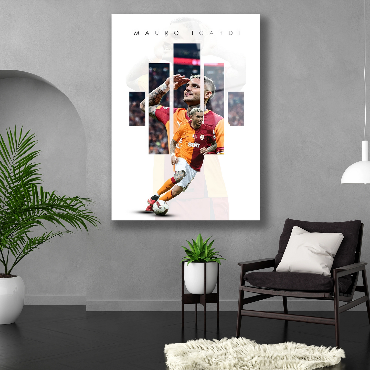 icardi posteri modern cam dekorasyon