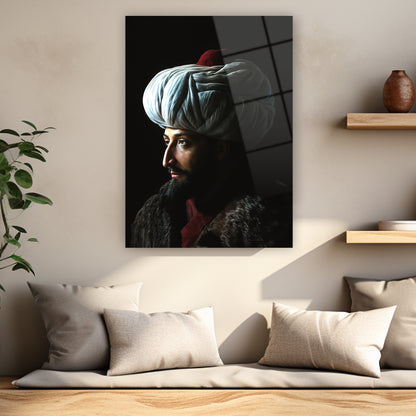 sinematik ışıklı tarihi padişah yüzü posteri