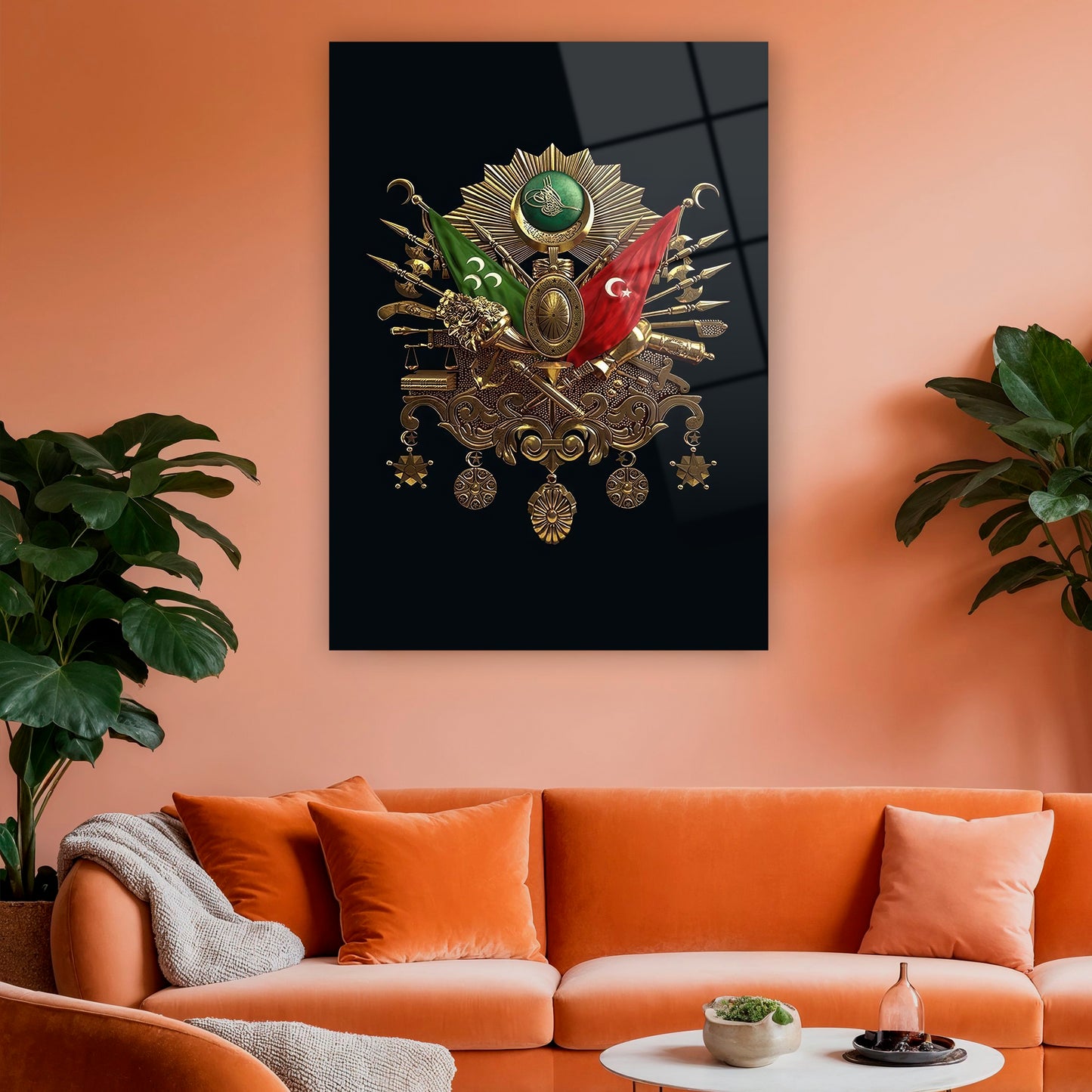 tarihi imparatorluk sembolü lüks duvar dekoru