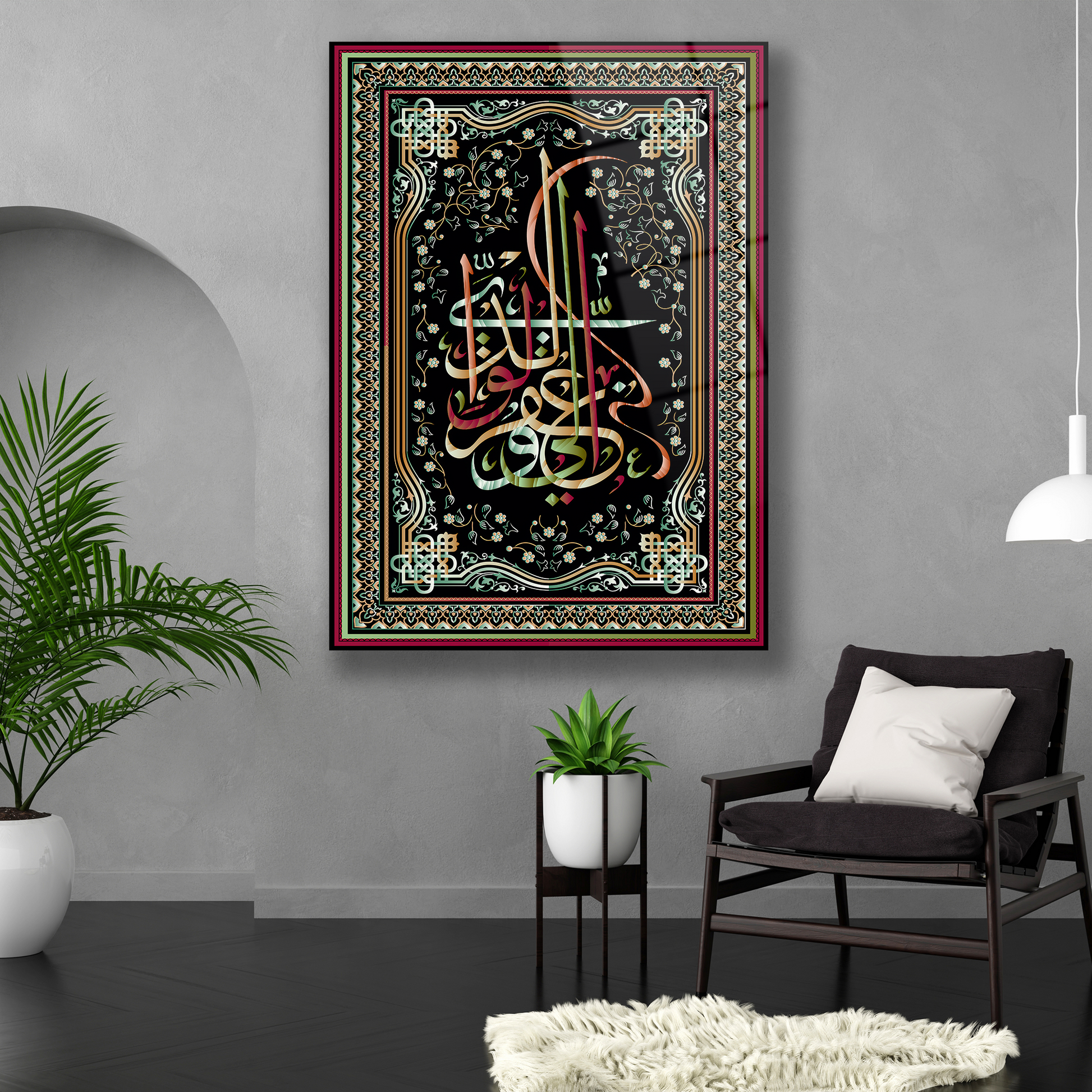 Dekorica temperli cam dini tablo modelleri