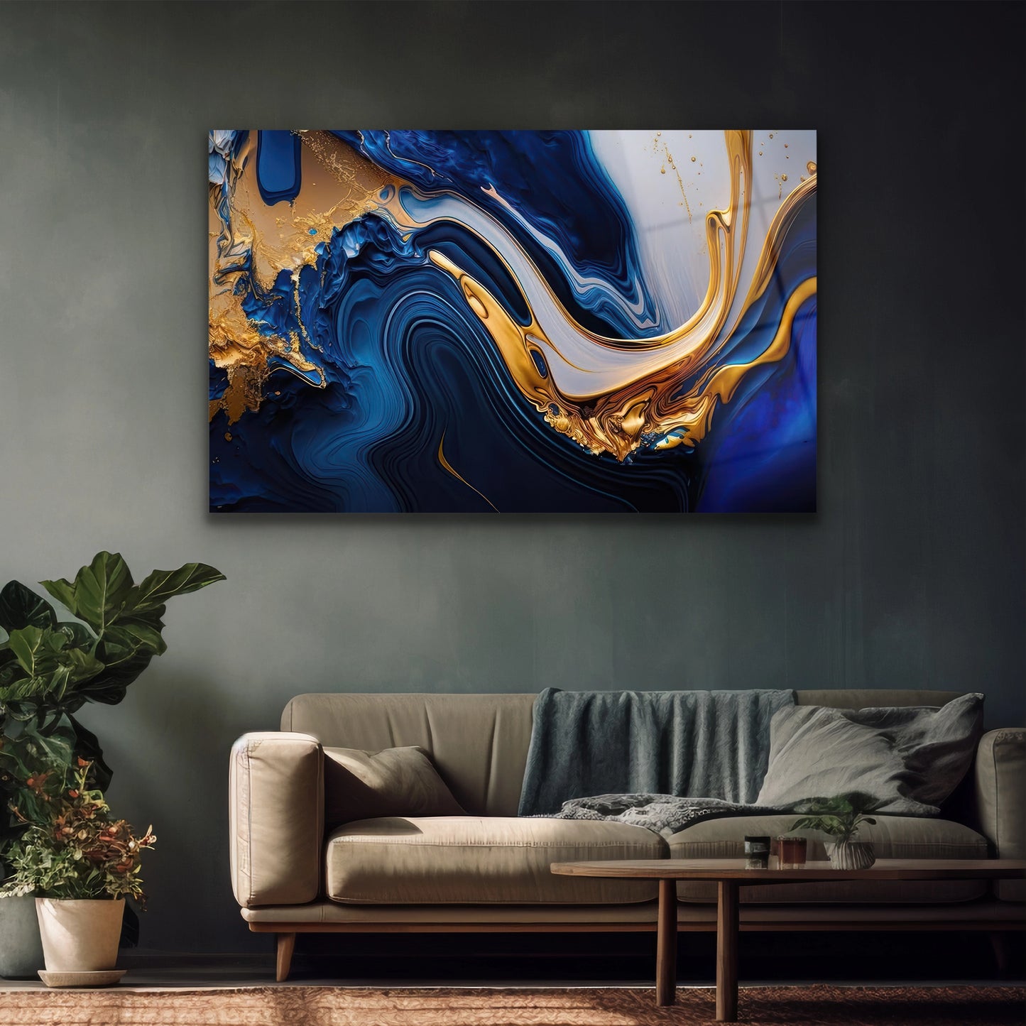 UV Baskı Modern Ofis Dekoru Tablosu